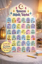 Ramazan etkinlik takvimi 30 gün