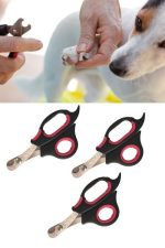 Büyük Irk Köpek Kedi Çelik Uçlu Evcil Hayvan Tırnak Makası Pati Bakım Aleti Ergonomik Kaymaz - Görsel 10