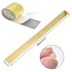 BakGelAl 1 Metre Uzunluğunda Gold Renk Aynalı Mozaik Taşlı Dekor Bandı 4 cm x 1 mt - Görsel 2