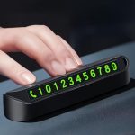 Araba Park Numaratörü Araç İçi Torpido Üstü Açılır Kapanır Neon Telefon Numarası Plakası - Görsel 7