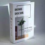 Bak Gel Al Kitap Görünümlü Dekoratif Kutu, Iskandinav Tarzı Gizli Saklama Kutusu Home Decor - Görsel 2