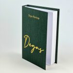 BAK GEL AL Premium Bez Kaplama Kitap Şeklinde Dekoratif Saklama Kutusu - DEGAS YEŞİL - Görsel 2