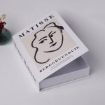Bak Gel Al Kitap Görünümlü Dekoratif Kutu, Iskandinav Tarzı , Saklama Kutusu ve Ev Ofis Süsleme - Görsel 4