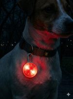 BakGelAl Klipsli LED Evcil Hayvan Güvenlik Işığı – Köpek ve Kedi Tasma Görünürlük Lambası - Görsel 5