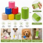 BakGelAl Kedi ve Köpekler İçin Kendinden Yapışkanlı Elastik Sargı Bezi 5 cm x 4.5 m – - Görsel 2