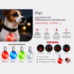 BakGelAl Klipsli LED Evcil Hayvan Güvenlik Işığı – Köpek ve Kedi Tasma Görünürlük Lambası - Görsel 2