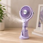 BakGelAl USB Şarjlı Buharlı Vantilatör Taşınabilir Sprey Fan Masaüstü ve El Tipi Soğutucu Nemlendiri - Görsel 6