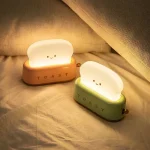BakGelAl Sevimli Tost LED Gece Lambası – Şarjlı Çocuk Odası, Yatak Odası ve Masa Lambası - Görsel 2