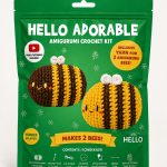 BakGelAl Hello Adorable Amigurumi Arı Yapım Kiti – 2 Adet BFF Kendin Yap Hobi Seti, Türkçe Anlatımlı