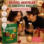 BakGelAl Hello Adorable Amigurumi Arı Yapım Kiti – 2 Adet BFF Kendin Yap Hobi Seti, Türkçe Anlatımlı - Görsel 5