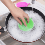 BakGelAl Silikon Bulaşık Temizleme Pedi 2'li Set – Çizmez, Hijyenik, Çok Amaçlı Mutfak Fırçası - Görsel 3