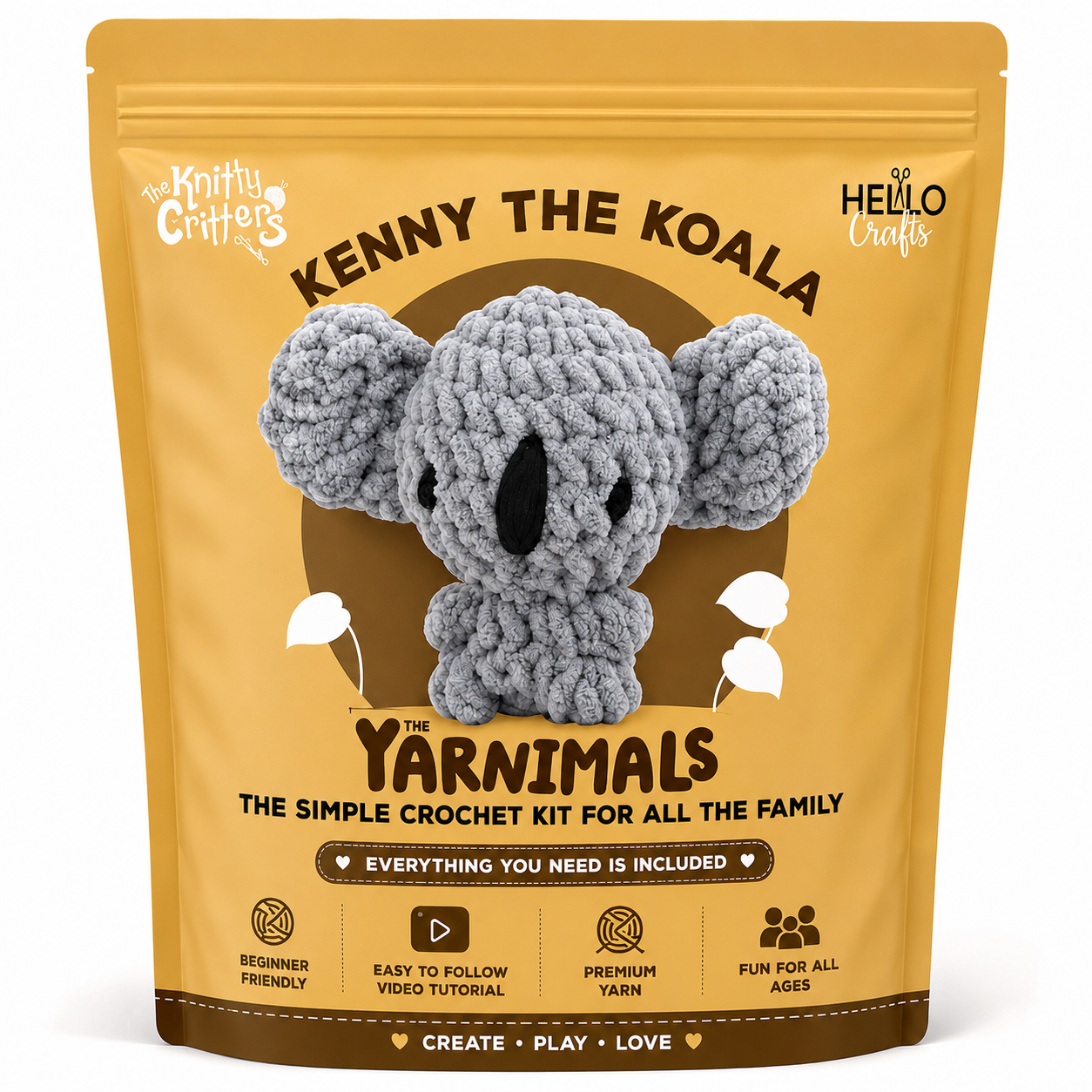 chatgpt-image-4-haz-2026-21-23-52-1780597633-1.png BakGelAl Amigurumi Koala Yapım Kiti Başlangıç Seviyesi Tığ Örgü Seti Çocuk ve Yetişkin Hobi Seti - Görsel 1