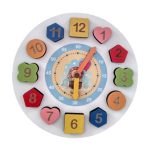 BakGelAl Ahşap Eğitici Saat Oyuncağı Rakam ve Şekil Eşleştirme Bul Tak Montessori Zeka Gelişim Oyunu