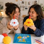 BakGelAl Hello Adorable Amigurumi Tavuk & Civciv Yapım Kiti – 2'li BFF Kendin Yap Hobi Seti - Görsel 6