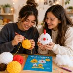 BakGelAl Hello Adorable Amigurumi Tavuk & Civciv Yapım Kiti – 2'li BFF Kendin Yap Hobi Seti - Görsel 7