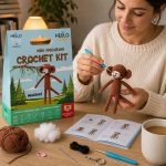 BakGelAl Mini Amigurumi Maymun Yapım Kiti – Anahtarlık veya Amigurumi Oyuncak Yap,  Video Anlatımlı - Görsel 3