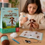 BakGelAl Mini Amigurumi Maymun Yapım Kiti – Anahtarlık veya Amigurumi Oyuncak Yap,  Video Anlatımlı - Görsel 5