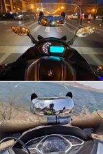 BakGelAl Geniş Açılı Motosiklet Kör Nokta Aynası, Güvenlik Aynası, Scooter, Touring, Adventure Uyuml - Görsel 6
