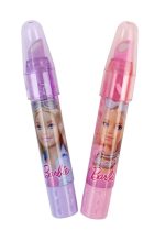 BakGelAl Lisanslı Barbie Kalp Uçlu Çevirmeli Kalem Silgi Kapaklı Okul Kırtasiye Ürünü - Görsel 2