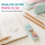 BakGelAl Studio Pets Lisanslı Renkli Silgi Kedi Köpek Desenli Okul Kırtasiye Silgisi 1 Adet - Görsel 3