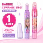BakGelAl Lisanslı Barbie Kalp Uçlu Çevirmeli Kalem Silgi Kapaklı Okul Kırtasiye Ürünü - Görsel 3
