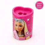 BakGelAl Lisanslı Barbie Metal Kalemtraş Hazneli Tekli Çocuk Okul Kırtasiye Kalem Açacağı - Görsel 2