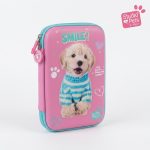 BakGelAl Studio Pets 3D Kabartmalı Kalem Kutusu Kedi Köpek Desenli Fermuarlı Bölmeli Okul Kalemliği Büyük - Görsel 2