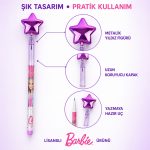 BakGelAl Barbie Yıldız Figürlü Geçmeli Silgili Kalem – Eğlenceli Kırtasiye Kalemi - Görsel 2