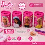 BakGelAl Lisanslı Barbie Metal Kalemtraş Hazneli Tekli Çocuk Okul Kırtasiye Kalem Açacağı - Görsel 6