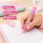 BakGelAl Lisanslı Barbie Kalp Uçlu Çevirmeli Kalem Silgi Kapaklı Okul Kırtasiye Ürünü - Görsel 7