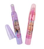 BakGelAl Lisanslı Barbie Kalp Uçlu Çevirmeli Kalem Silgi Kapaklı Okul Kırtasiye Ürünü