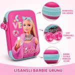 BakGelAl Barbie EVA Büyük Kalemlik – Geniş Kalem Çantası | Fermuarlı Okul Kalem Kutusu - Görsel 3