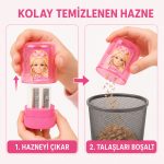 BakGelAl Barbie Çift Delikli Hazneli Kalemtıraş – 2 Bölmeli Kalemtıraş | Okul ve Kırtasiye - Görsel 3