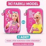 BakGelAl Barbie EVA Büyük Kalemlik – Geniş Kalem Çantası | Fermuarlı Okul Kalem Kutusu - Görsel 4