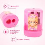BakGelAl Barbie Çift Delikli Hazneli Kalemtıraş – 2 Bölmeli Kalemtıraş | Okul ve Kırtasiye - Görsel 2