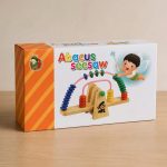 Abacus seesaw ahşap eğitici terazi oyuncağı hediyelik ambalaj kutusu