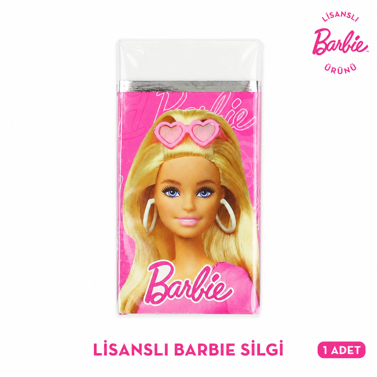 aeccb8a6-2fa0-4fd4-9016-7e067b54354f.jpeg BakGelAl Barbie Resimli Silgi – Beyaz Çocuk Silgisi | Okul ve Kırtasiye Malzemesi - Görsel 1