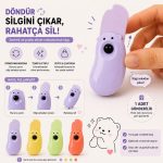BakGelAl Renkli Ayıcık Görünümlü Basmalı Silgi - Eğlenceli Kırtasiye Ürünü - Görsel 5