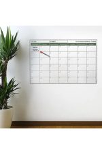 Buffer Manyetik Yapışkanlı Bir Aylık Program Planlayıcı Takvim