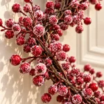 190 cm Kokina Kapı Süsü Garland (3 m Peri LED Hediyeli) - Görsel 3