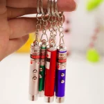 3 Fonksiyonlu LED Lazer Kedi Köpek Oyuncak Anahtarlık – Kırmızı Beyaz Işıklı - Görsel 9