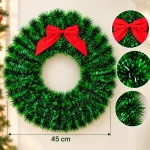 45 cm Yılbaşı Kapı Süsü Çelenk