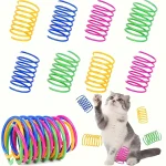 4'lü Spiral Yay Kedi Oyuncağı – Renkli Zıplayan Yay Oyuncak Seti - Görsel 10