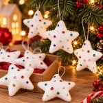 5 cm Strafor Yıldız Yılbaşı Süsü 6'lı