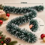6,5 cm Kalın Sim Yılbaşı Süsü 2 Metre - Görsel 2