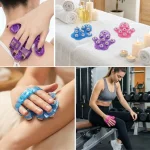 9 Bilyeli Vücut Masaj Eldiveni – Boyun, Bacak ve Vücut İçin Manuel Masaj Aparatı - Görsel 4