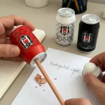 Beşiktaş Lisanslı Kutu Kola Şeklinde Kalemtıraş ve Silgi – BJK Taraftar Kırtasiye - Görsel 4