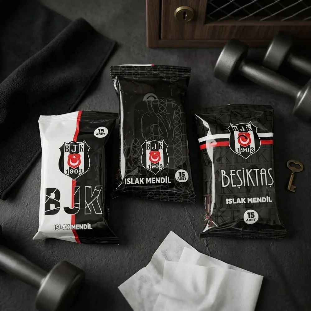 Beşiktaş Lisanslı Paket Islak Mendil – BJK Taraftar Cep Mendili - Görsel 2