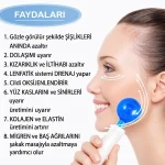 Buz Küre Yüz ve Göz Masaj Topu – Soğuk Terapi Cilt Bakım Küresi