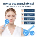 Buz Küre Yüz ve Göz Masaj Topu – Soğuk Terapi Cilt Bakım Küresi - Görsel 3